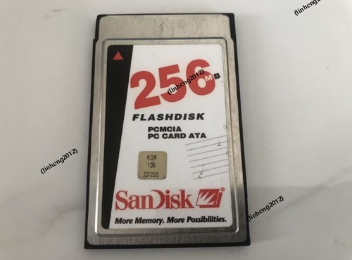 Scheda sandisk 256mb pcmcia - pc,