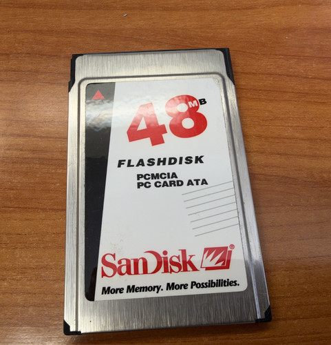 Scheda sandisk 48mb - pc,
